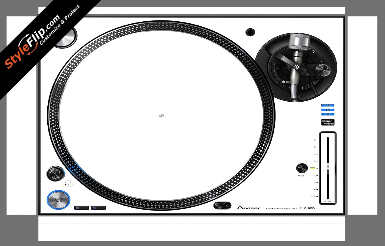 Solid White Pioneer PLX-1000