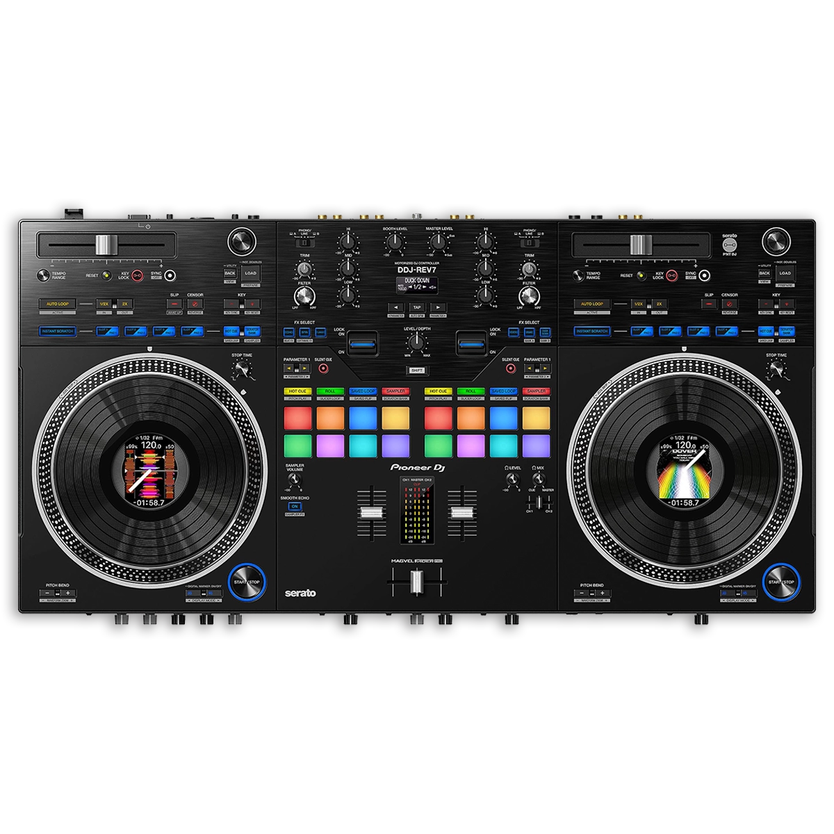 DDJ-REV7 SKINZ貼り付け済 Pioneer DDJ-REV7 Skinz - Metallics - 12inchSkinz