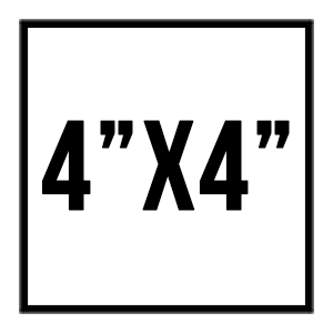 Custom Stickers 4"x4" Square Stickers