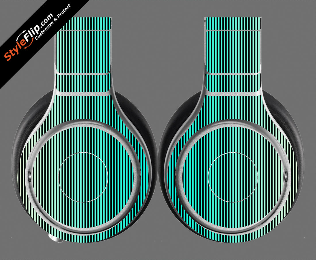 Teal Stripes Beats By Dr. Dre Beats Pro Model