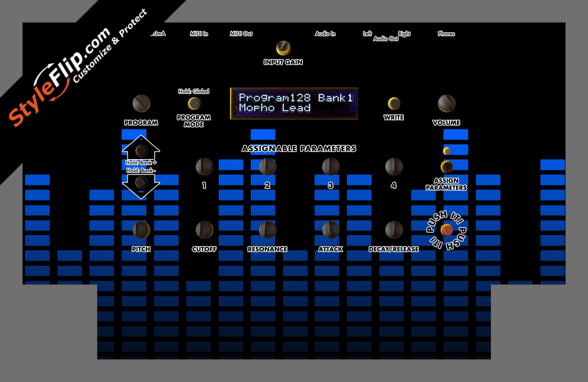 Blue Equalizer Dave Smith Instruments Mopho