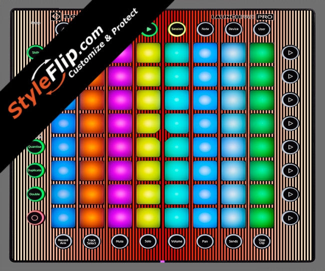 Red Stripes Novation Launchpad Pro