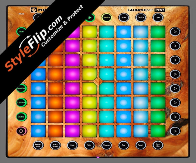 Stained Wood Novation Launchpad Pro
