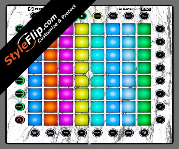 White Marble Novation Launchpad Pro