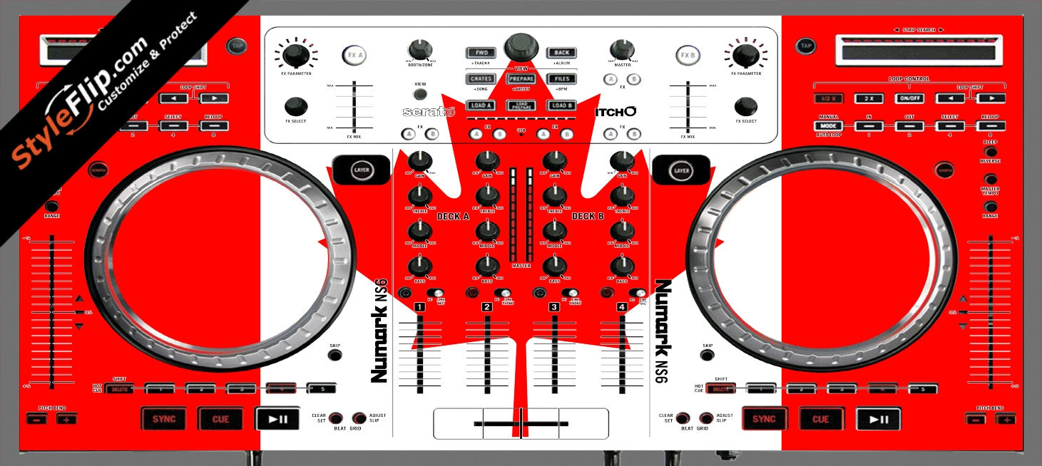 Canadian Flag  Numark NS-6