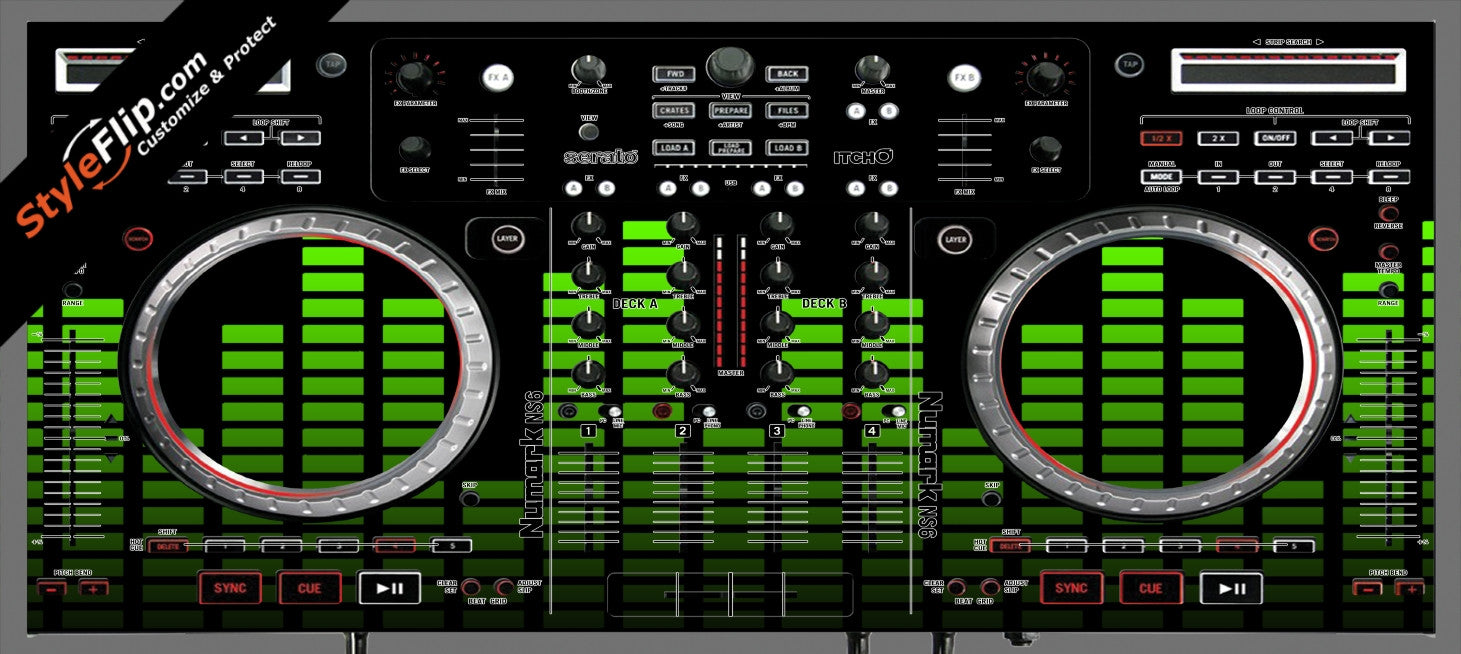Lime Equalizer Numark NS-6