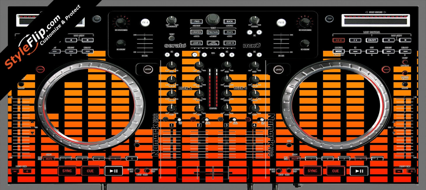 Orange Equalizer  Numark NS-6