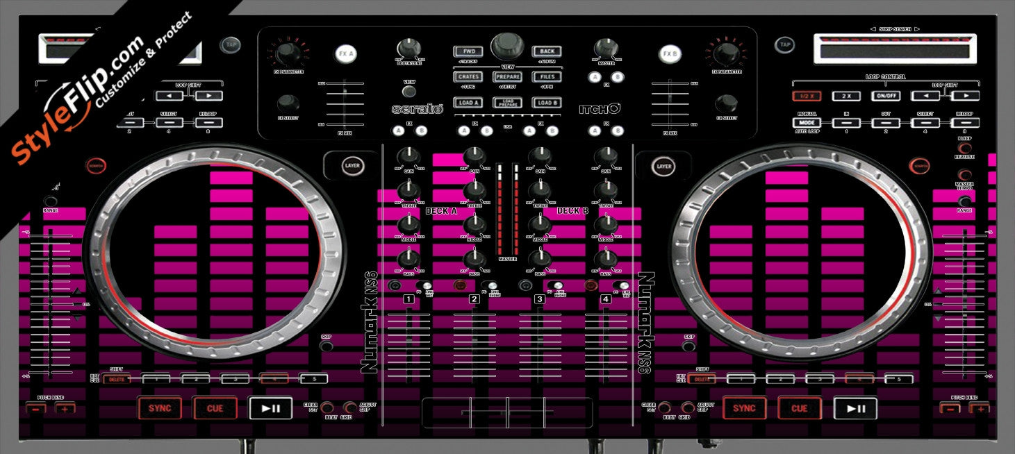 Pink Equalizer Numark NS-6