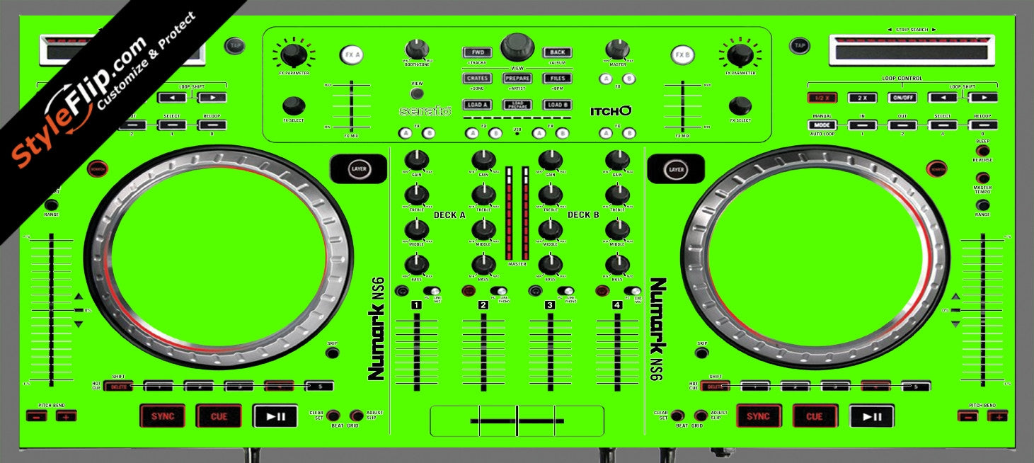 Solid Green Numark NS-6
