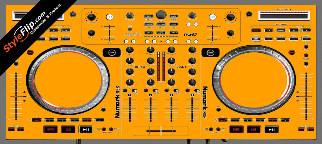 Solid Orange Numark NS-6