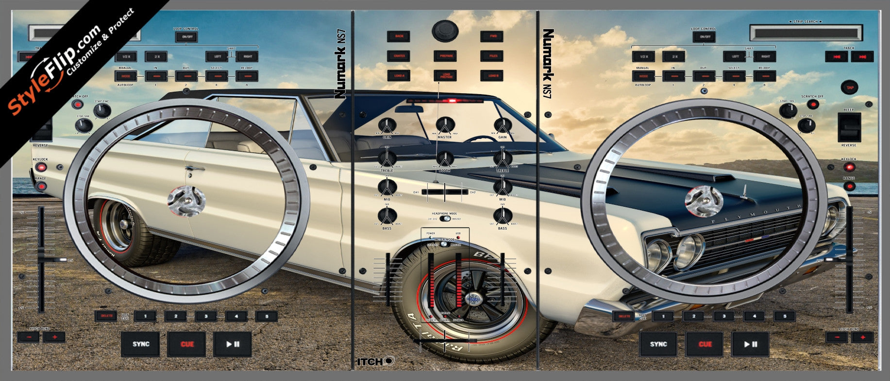 Burnout  Numark NS-7