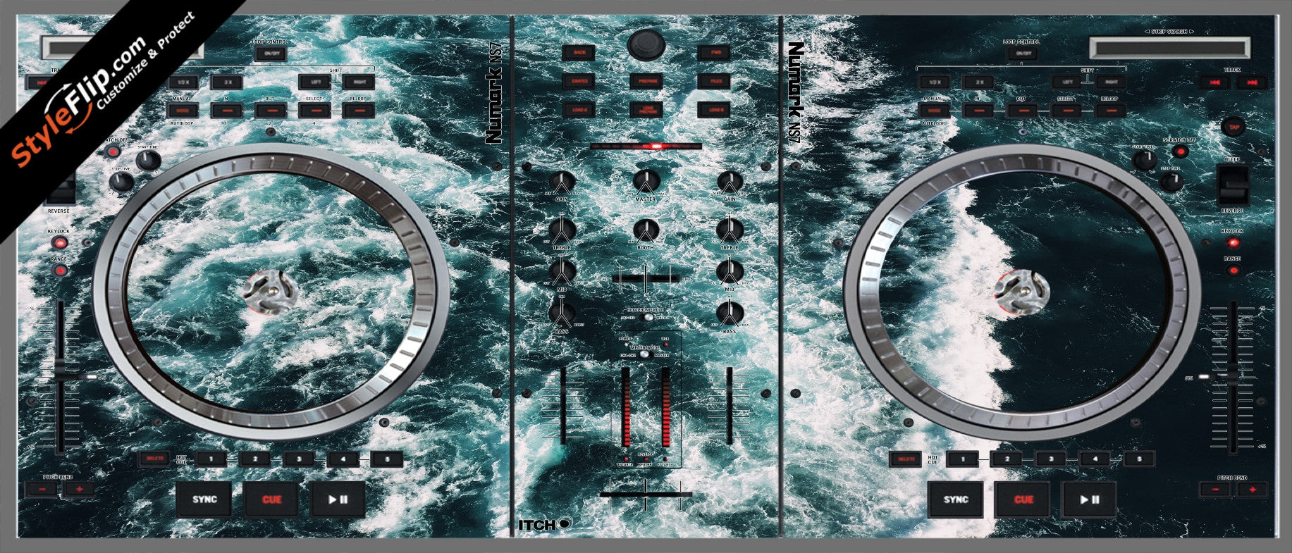 Deep Blue  Numark NS-7