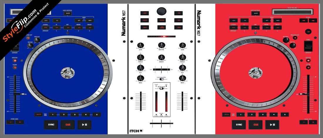 French Flag  Numark NS-7