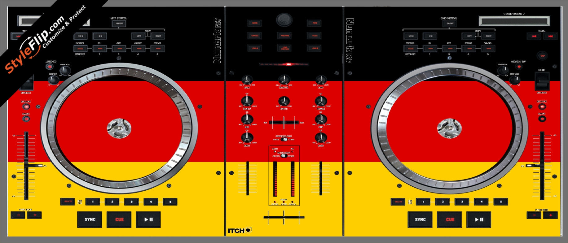 German Flag  Numark NS-7