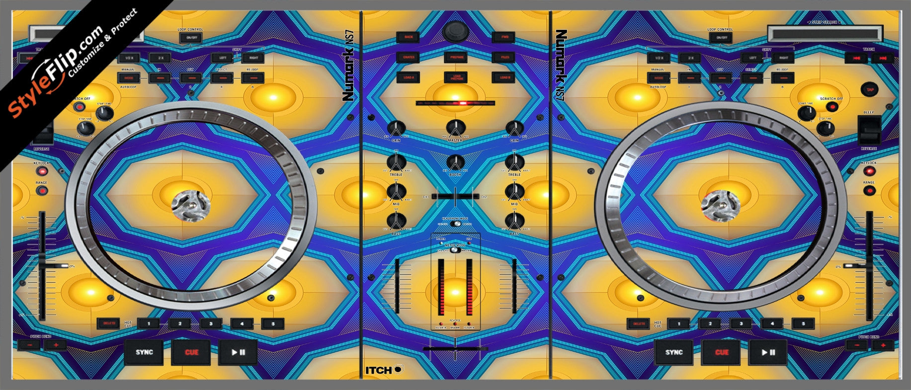 Honeycomb  Numark NS-7