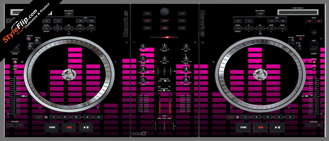 Pink Equalizer Numark NS-7