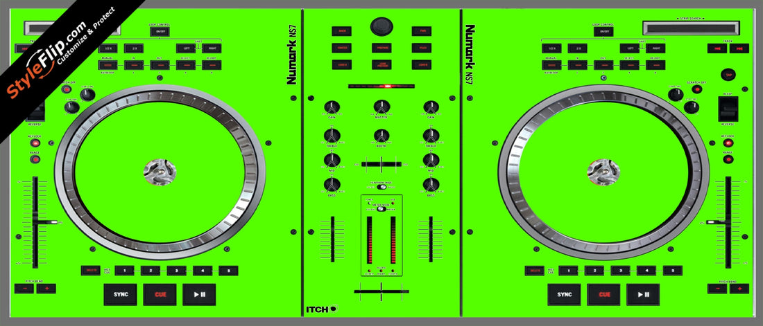 Solid Green Numark NS-7