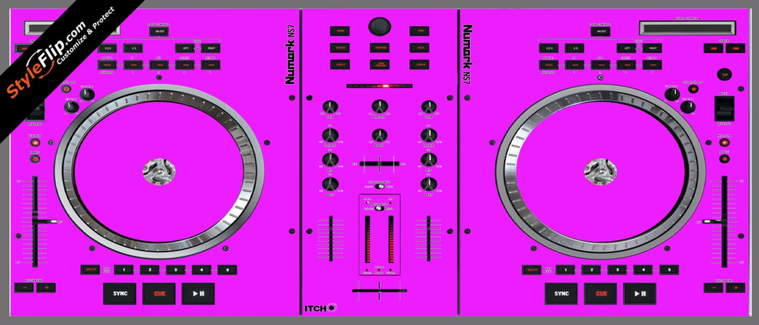 Solid Pink Numark NS-7