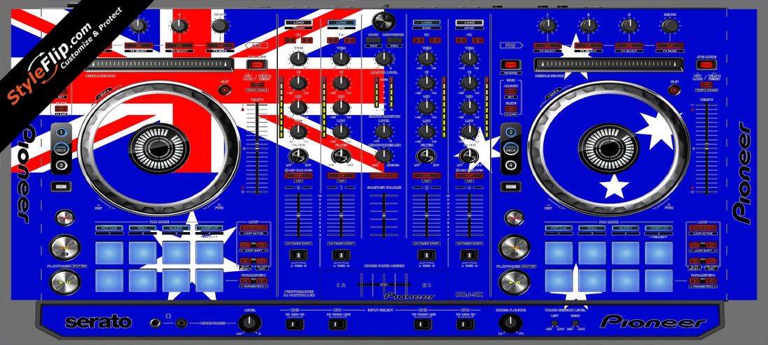 Australian Flag  Pioneer DDJ-SX
