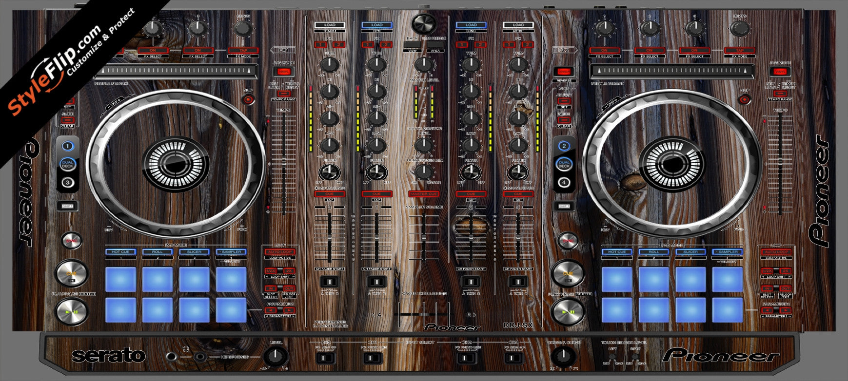 Dark Wood  Pioneer DDJ-SX