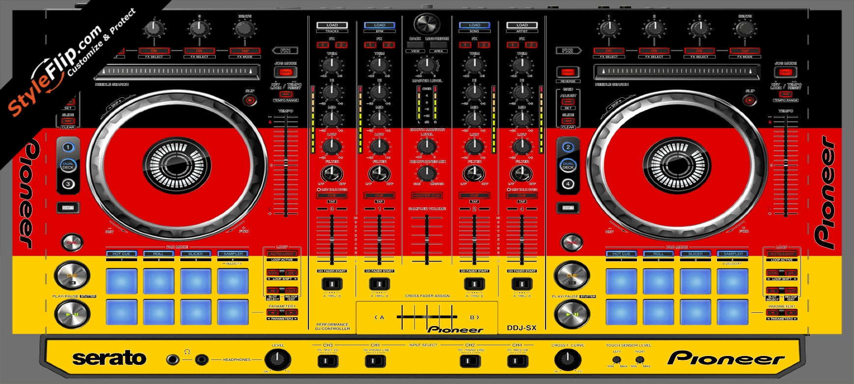 German Flag  Pioneer DDJ-SX