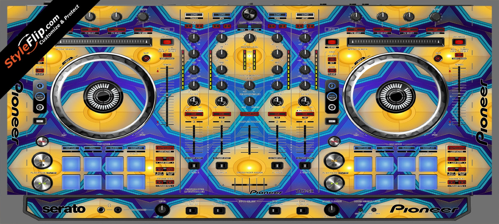 Honeycomb  Pioneer DDJ-SX