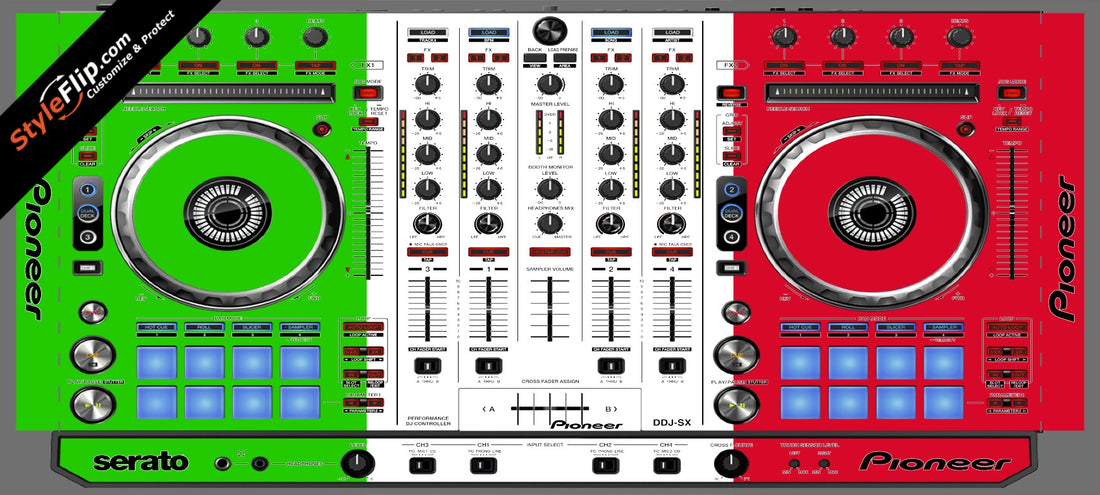 Italian Flag  Pioneer DDJ-SX