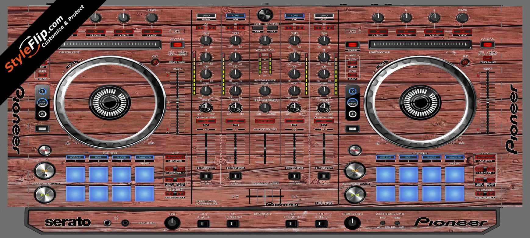 Old Wood  Pioneer DDJ-SX