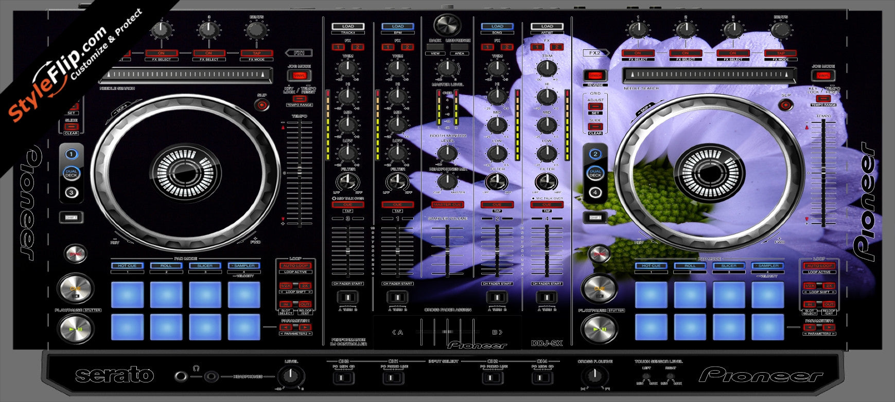 Purple Blossom  Pioneer DDJ-SX