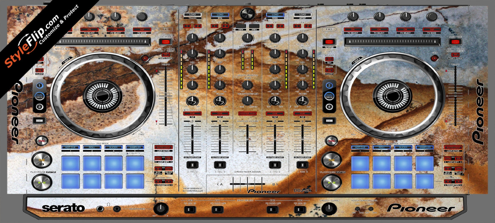 Stained Marble  Pioneer DDJ-SX