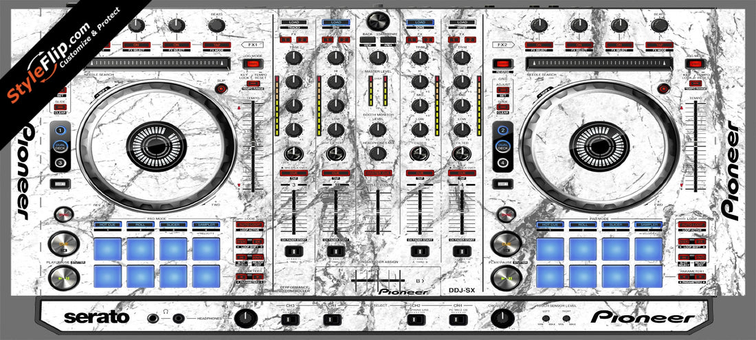 White Marble Pioneer DDJ-SX