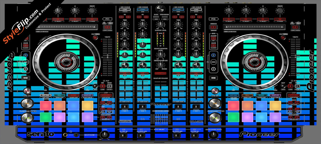 Blue Equalizer  Pioneer DDJ-SX2