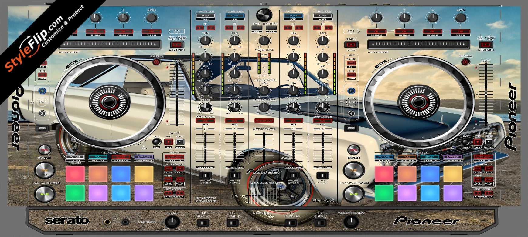 Burnout  Pioneer DDJ-SX2