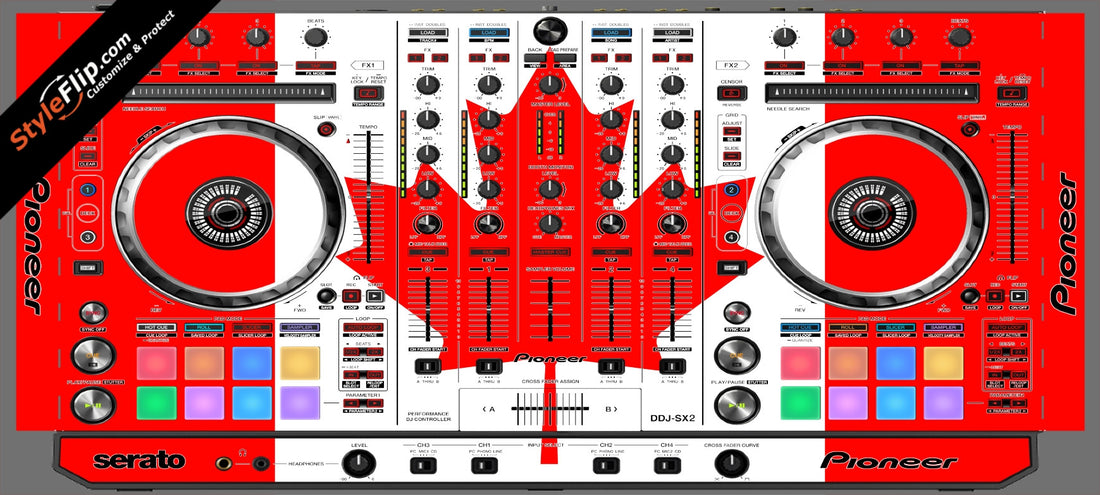 Canadian Flag  Pioneer DDJ-SX2