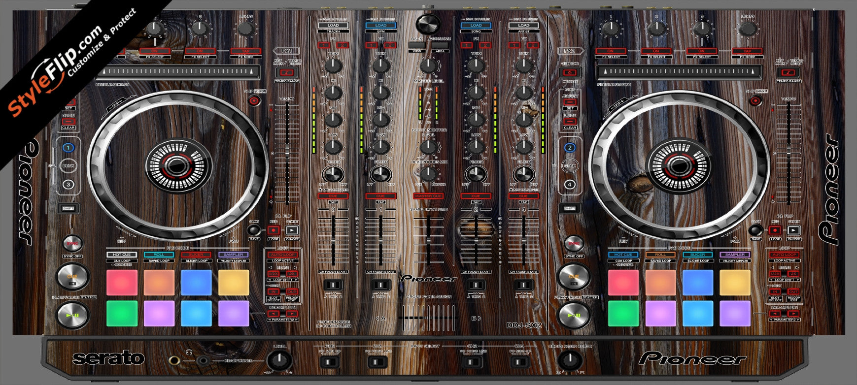 Dark Wood  Pioneer DDJ-SX2