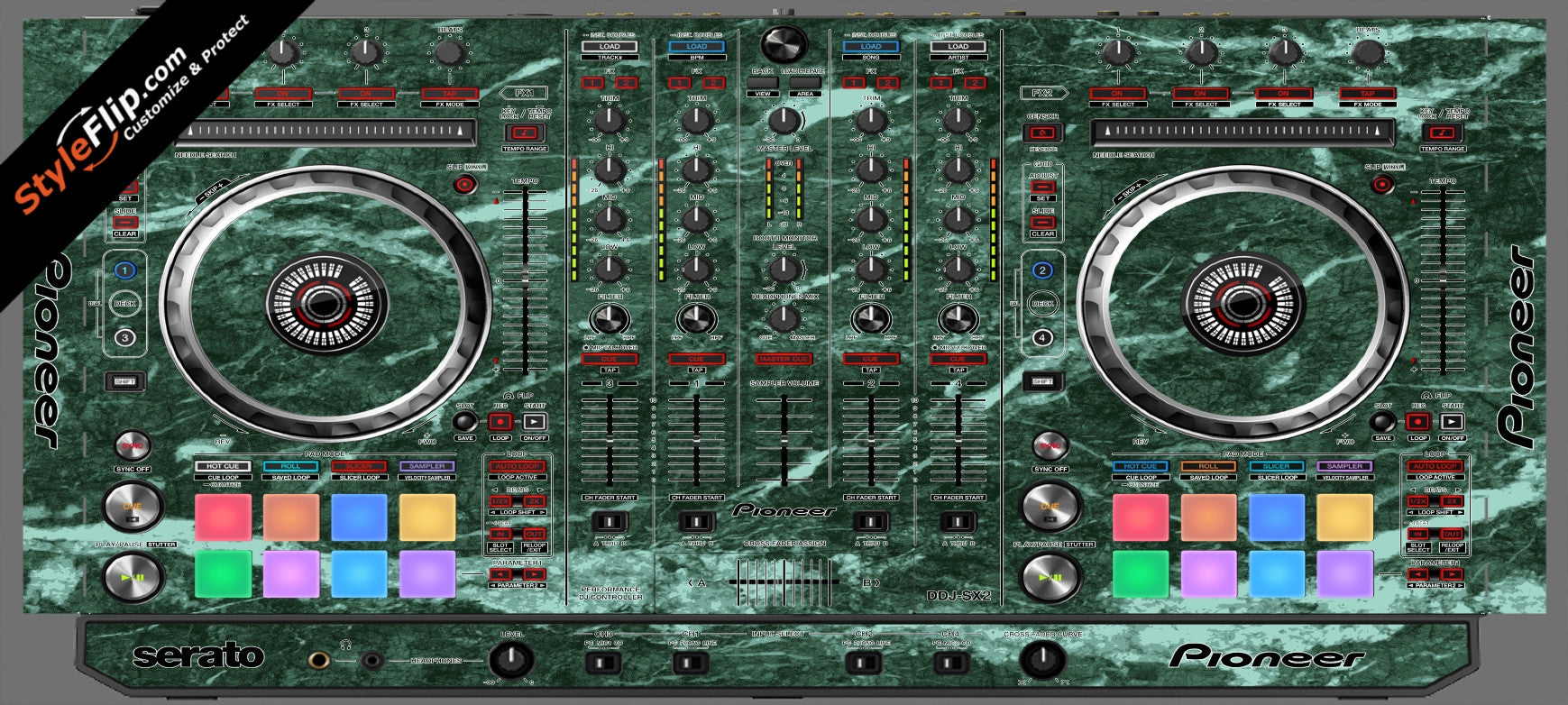 Green Marble Pioneer DDJ-SX2