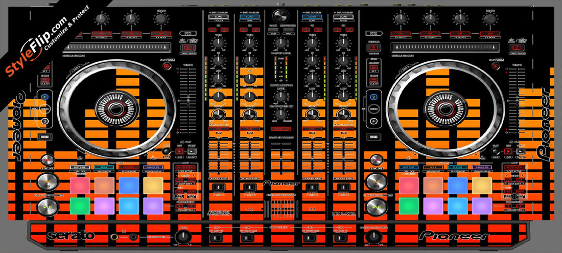 Orange Equalizer  Pioneer DDJ-SX2