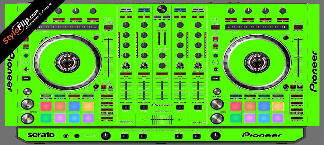 Solid Green Pioneer DDJ-SX2