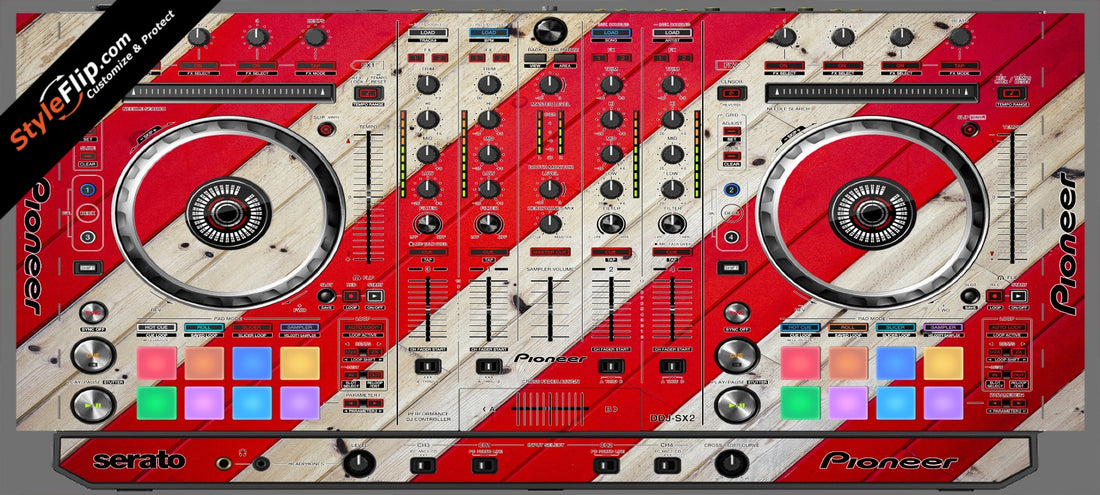 Striped Wood  Pioneer DDJ-SX2