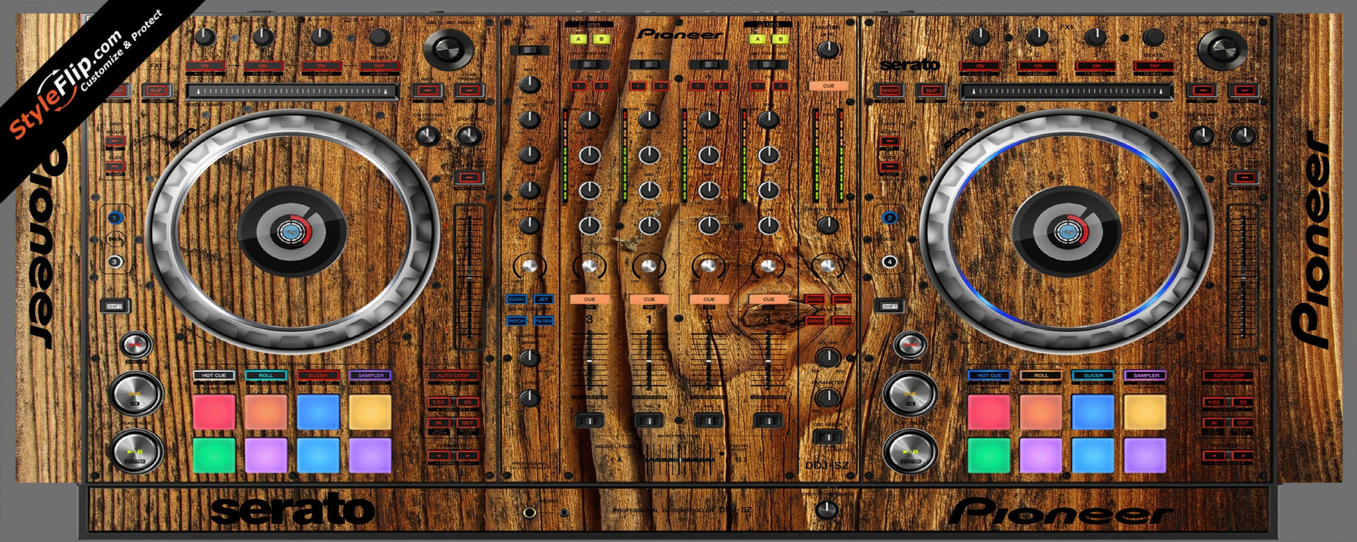 Classic Wood  Pioneer DDJ-SZ