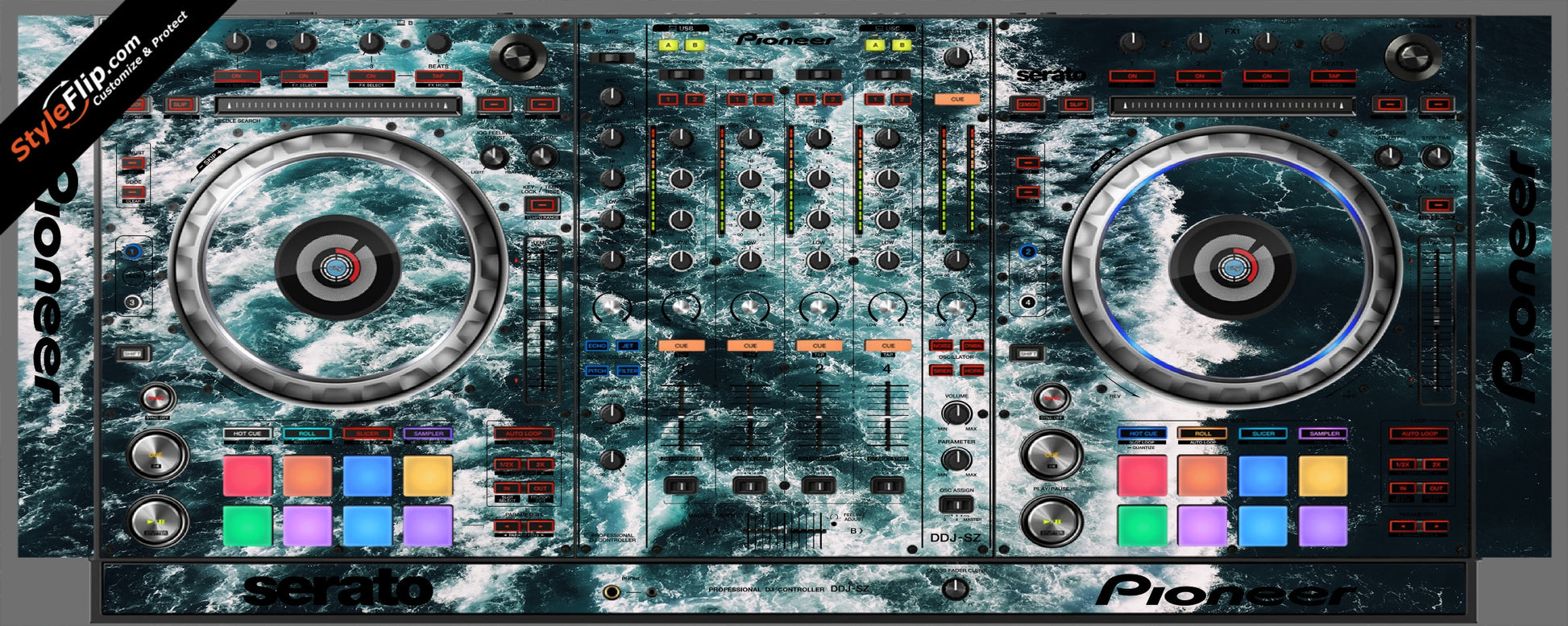 Deep Blue  Pioneer DDJ-SZ