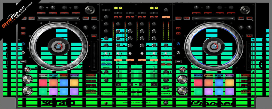 Green Equalizer  Pioneer DDJ-SZ