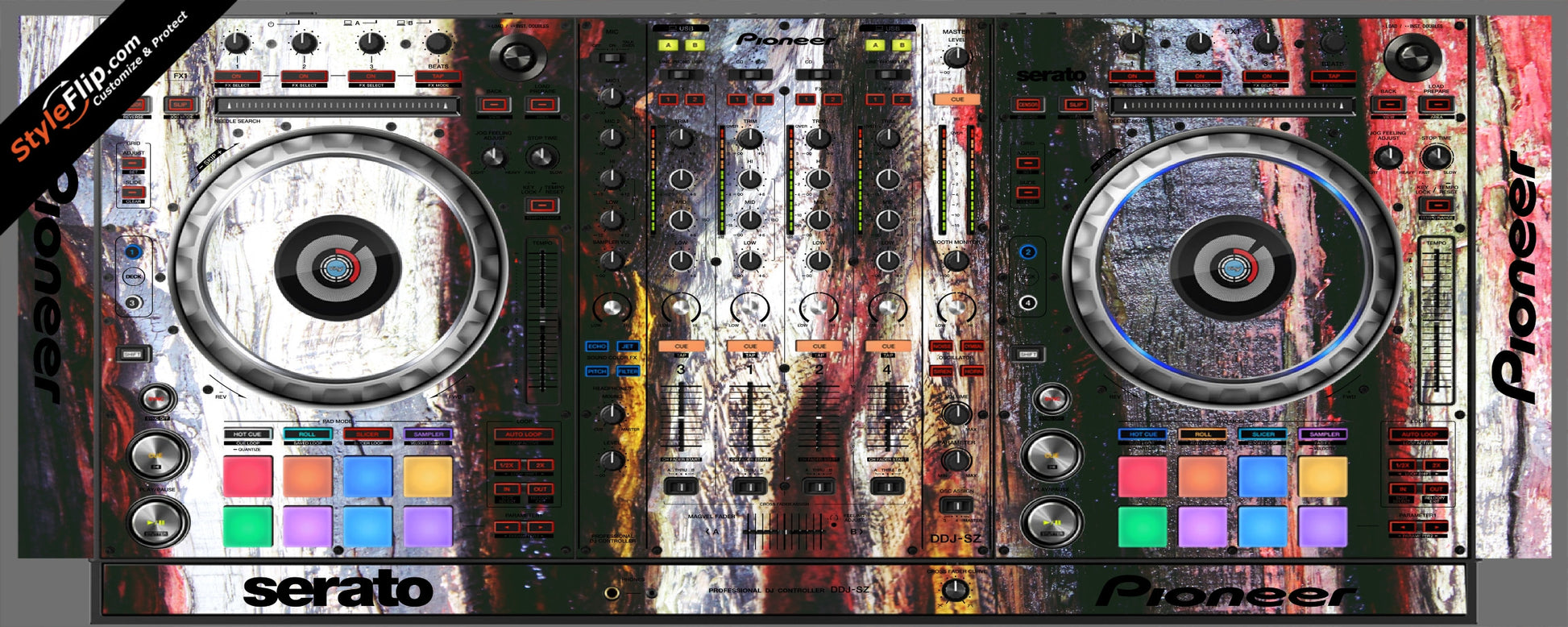 Painted Wood  Pioneer DDJ-SZ