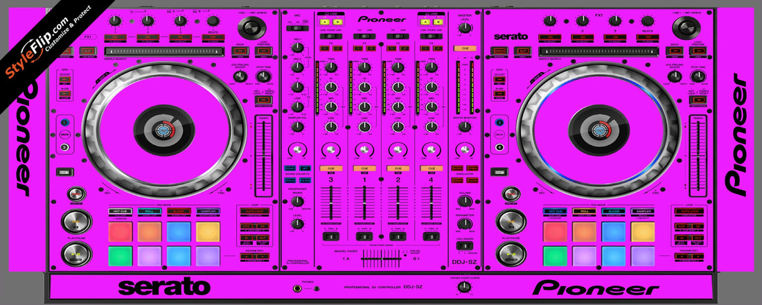 Solid Pink Pioneer DDJ-SZ