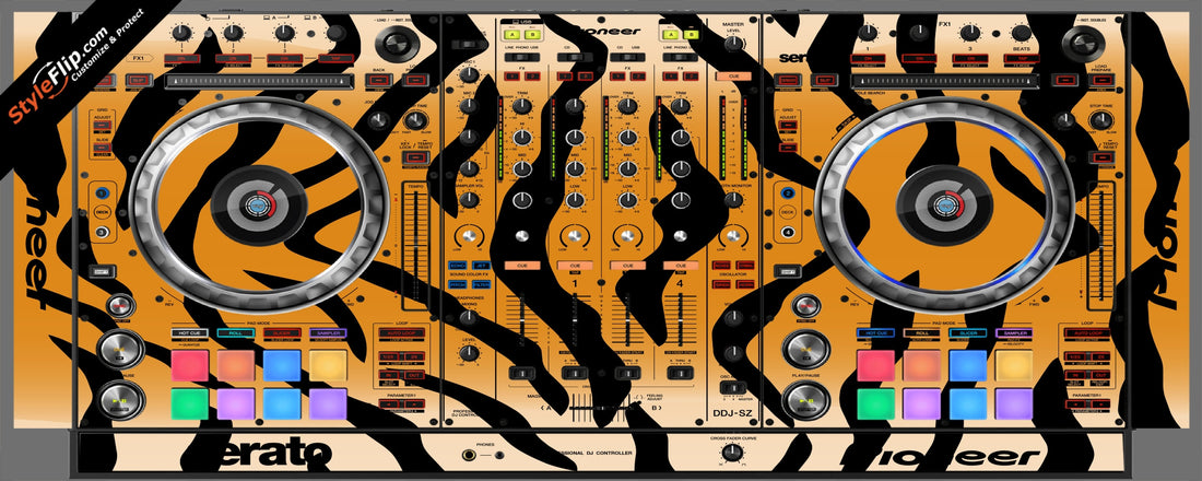 Tiger Stripes Pioneer DDJ-SZ