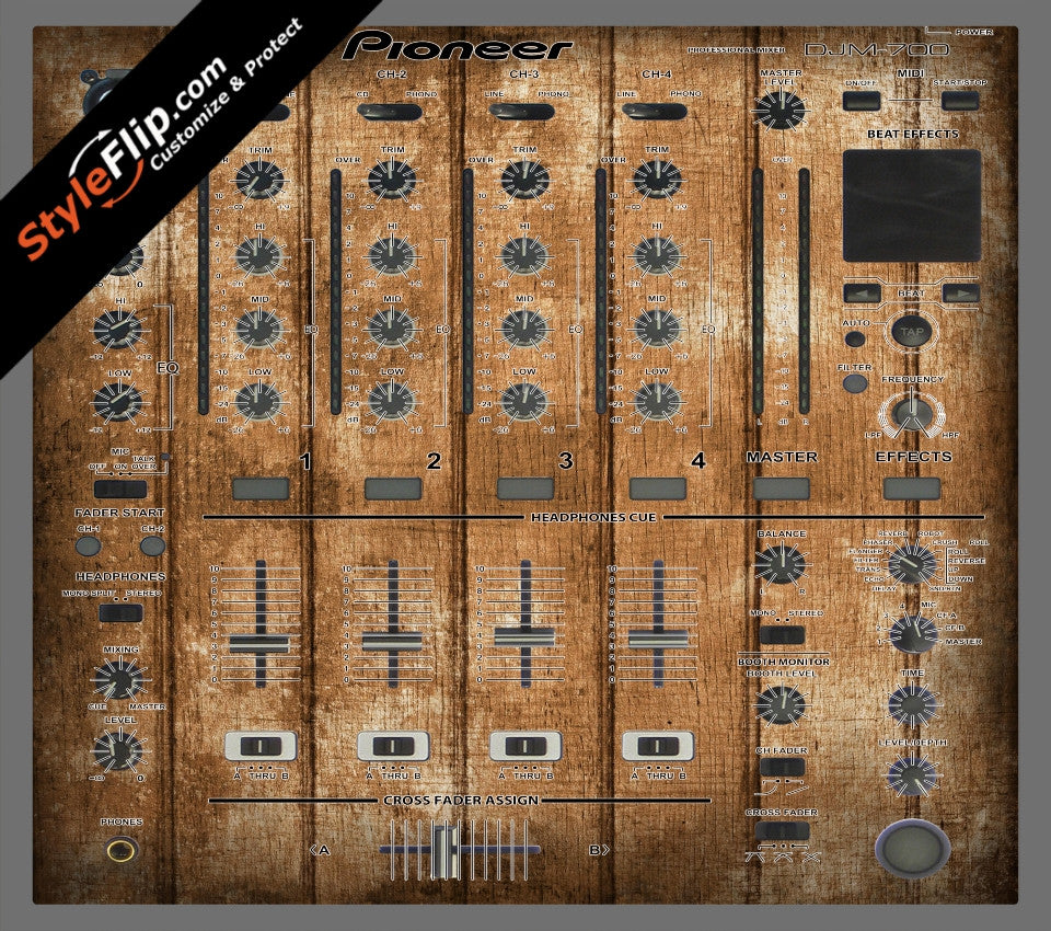Wood Panels  Pioneer DJM 700