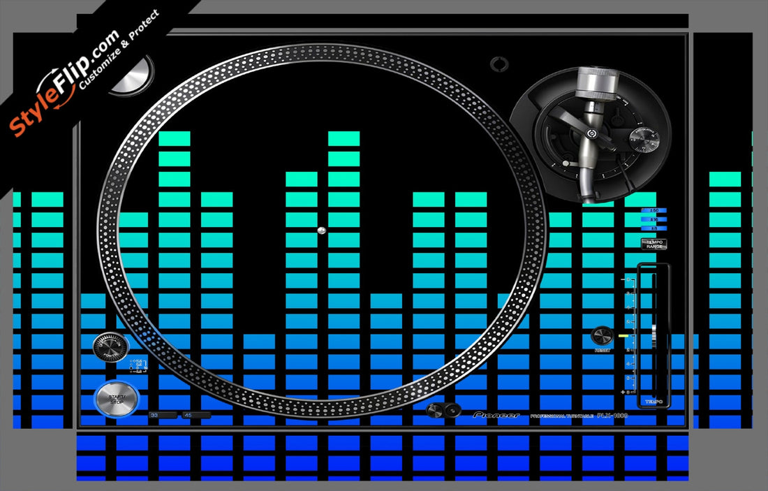 Blue Equalizer  Pioneer PLX-1000