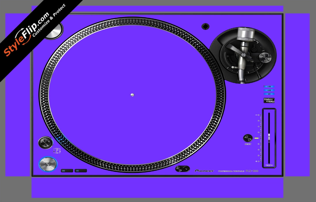 Solid Purple Pioneer PLX-1000