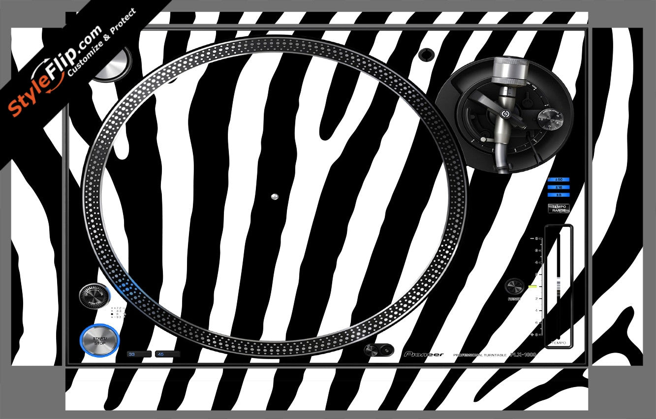 Zebra Print Pioneer PLX-1000