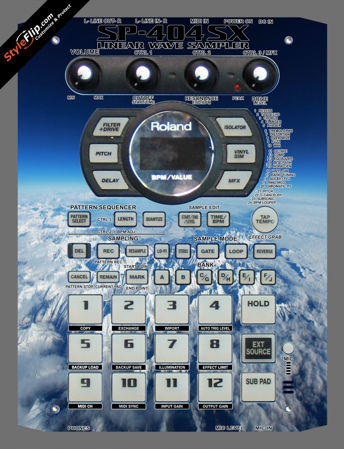 Above The Clouds  Roland SP-404 SX